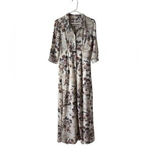 Altar’d State Button Up Maxi Dress Size: S